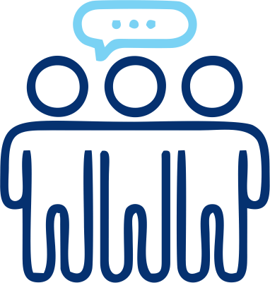 Icono de chat grupal